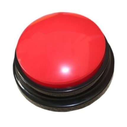 Recordable Talking Button Toy | Dog Button for Communication