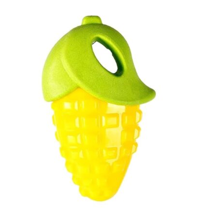 Veggie-Bite Corn with Buckle Squeaky Chew Anti Bite Teething Toys for Dogs & Puppies