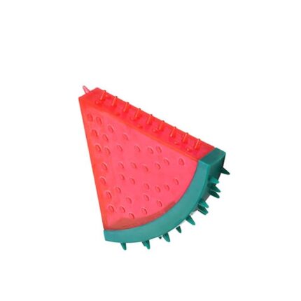 Pet Rubber Squeaky Dog Toys Water Melon Fruit Shape Dog Chew Toy