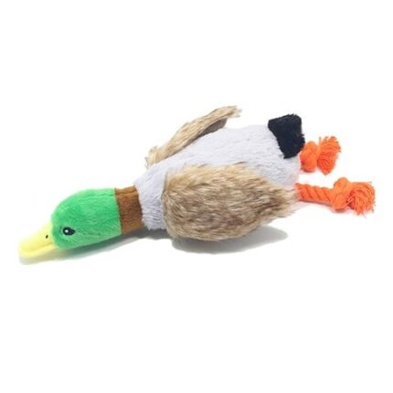 Dog Toys Eco-Friendly Squeaky Duck Plush Pet Toy - Durable and Adorable
